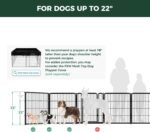 FXW Homeplus Indoor Dog Playpen, 32" H, 8 Panels, for Small & Medium Dogs - Image 2