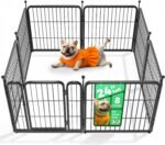 FXW Rollick Dog Playpen, Indoor, Yard & RV Camping, 24" H, 8 Panels