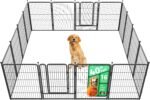 FXW Rollick Dog Playpen, Indoor, Yard & RV Camping, 40" H, 16 Panels
