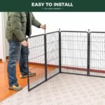 FXW Rollick Dog Playpen, Indoor, Yard & RV Camping, 40" H, 16 Panels - Image 2