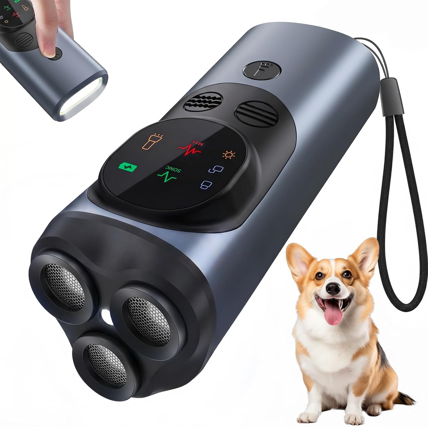 FamilyKit Dog Bark Deterrent Device, 3X Ultrasonic Anti Barking Device FamilyKit Dog Bark Deterrent Device, 3X Ultrasonic Anti Barking Device