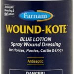Farnam Wound-Kote Blue Lotion Spray Wound Care for Horses 7 Oz.