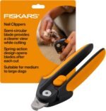 Fiskars Pet Large Nail Clippers, Cat and Dog Trimmers for Grooming, 5.75"