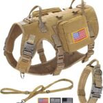 Forestpaw Tactical Dog Harness Medium Sized Dog,Military,M,Coyote Brown