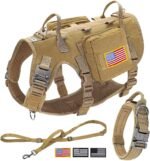Forestpaw Tactical Dog Harness Medium Sized Dog,Military,M,Coyote Brown