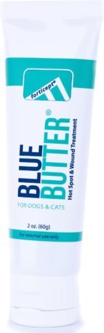 Forticept Blue Butter – Hot Spot Treatment for Dogs & Cats, Wound and Skin Care Infections, Cuts, Rashes Gel Veterinary Strength Topical Ointment 2oz - Image 2