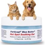 Forticept Dog Wound Care Blue Butter Gel, Hot Spot Treatment for Dogs, Itch Relief, Moisturizing, Prevents Infection, Scratches & Skin Ulcers, Cracked Paw Pads Gel, 3 Ounces (3 OZ)