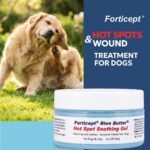 Forticept Dog Wound Care Blue Butter Gel, Hot Spot Treatment for Dogs, Itch Relief, Moisturizing, Prevents Infection, Scratches & Skin Ulcers, Cracked Paw Pads Gel, 3 Ounces (3 OZ) - Image 2