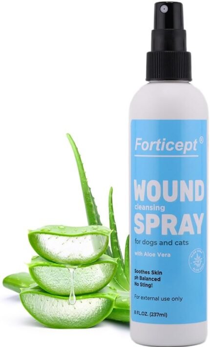 Forticept Hot Spot Treatment & Anti Itch Spray for Dogs & Cats, 8 oz