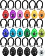 Frienda 18 Pcs Dog Training Clicker with Wrist Strap for Pets, Multicolor