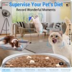 Frienhund Automatic Cat Feeder with 2K Camera: 5G WiFi Automatic Dog Feeder with Night Vision,Cat Food Dispenser with 7L Large Food Storage Container for Multiple Pet,Detachable for Easy Clean -29 Cup - Image 2