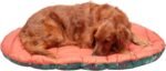 Furhaven Outdoor Travel Dog Bed for Large/Medium Dogs w/ Carry Bag, Washable & Foldable, Great for Crates & Kennels - Trail Pup Travel Pillow Mat w/ Stuff Sack Bag - Paprika/Camo-Paw, Large - Image 2