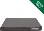 Furhaven Replacement Dog Bed Cover Water-Resistant Indoor/Outdoor Logo Print Oxford Polycanvas Mattress, Washable - Stone Gray, Jumbo Plus (XX-Large) - Image 2