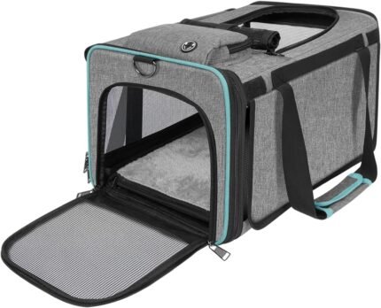 GAPZER Cat Carrier American, United, Delta Airline Approved Soft Travel Bag