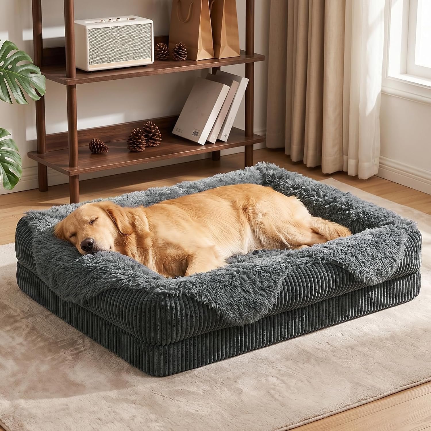 GASUR Orthopedic Dog Bed for Large Sized Dog, Washable XL Dog Couch Beds GASUR Orthopedic Dog Bed for Large Sized Dog, Washable XL Dog Couch Beds