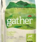 GATHER Endless Valley Vegan Dry Dog Food with Grains, Healthy Plant-Based Kibble Made with Organic & Non-GMO Ingredients, Chicken-Free for Sensitive Stomachs, for Adults & Seniors, 16 lb Bag