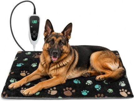 GOLOPET Large Dog Heating Pad 36×24 in With Normally Open Function