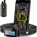GPS Wireless Dog Collar Fence System – No Monthly Fee App Control, Custom Polygon Boundary & Remote Training, Free Phone Tracker for Up to 5 Pets, Virtual Electric Fence for Dogs