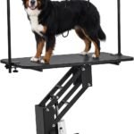 Garvee 43.3″ Hydraulic Dog Grooming Table with Max 350 LBS Loading Capacity