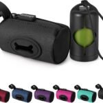 Gobeigo 2-in-1 Dog Poop Bag Holder【Easy Pull-Out Version】(Black)