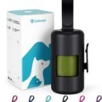 Gobeigo Dog Poop Bag Holder with Used Bag Hook(Black)
