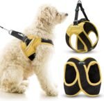 Gooby Escape Free Easy Fit X Step-in Dog Harness, Miami Yellow, X-Small