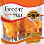 Good ‘n’ Fun Wings Long-Lasting Dog Treat Made With Real Protein, 12 oz