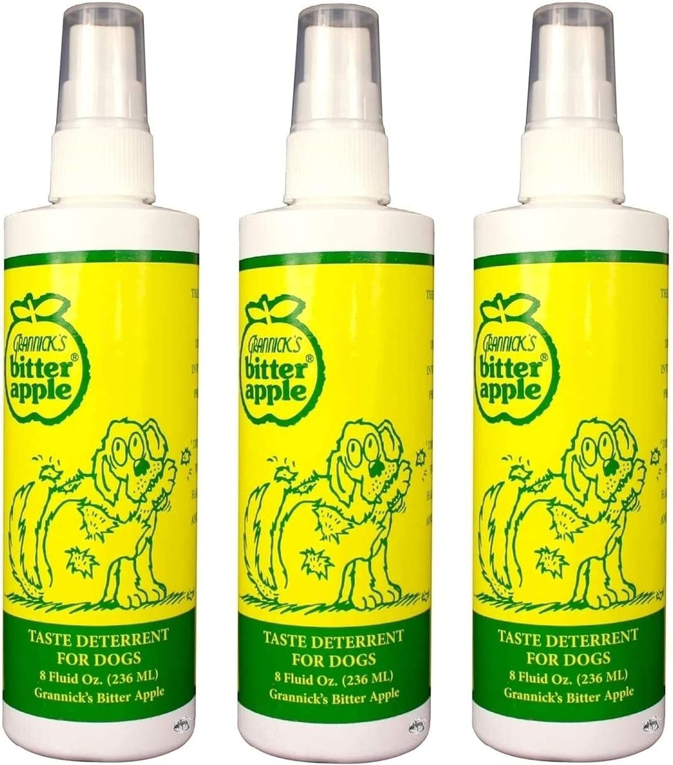 Grannicks Bitter Apple Taste Deterrent for Dogs – 3 Pack Grannicks Bitter Apple Taste Deterrent for Dogs – 3 Pack