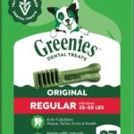Greenies Regular Dental Dog Treats, Original Chicken Flavor, 27 Count
