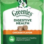 Greenies Supplements Digestive Health Soft Dog Chews, Chicken, 40 Count