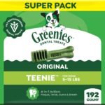 Greenies Teenie Original Natural Dental Dog Treats, Chicken, 192 Count