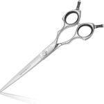 HASHIMOTO Straight Dog Grooming Scissors, 7.0 inch, Straight Blade.