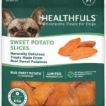 HEALTHFULS Real Dried Sweet Potato Slices, Grain Free Dog Treats, 16 oz