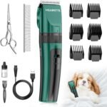 HEAPETS Cordless Dog Clippers for Grooming for Dogs Cats Pets, Green