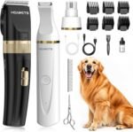 HEAPETS Dog Clippers for Grooming Kit with Paw Hair Trimmer Nail Grinder