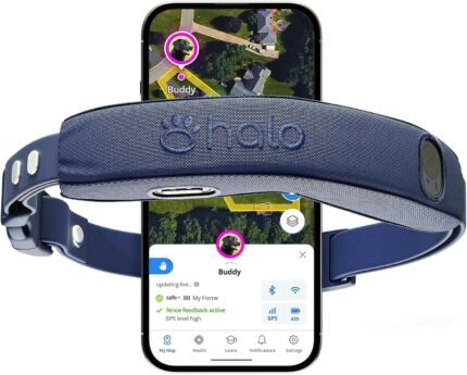 Halo Collar 5 GPS Wireless Dog Fence, Midnight