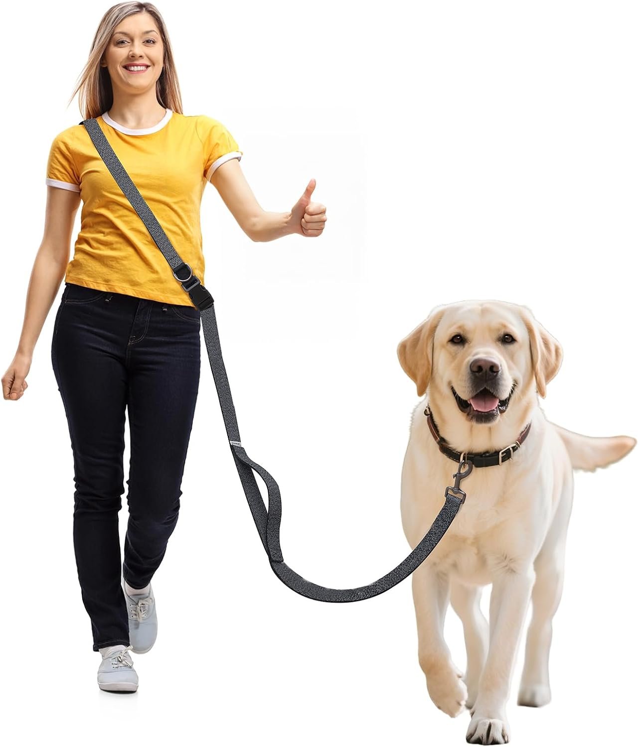 Hands Free Dog Leash,Galaxy Reflective,Crossbody Dog Leash,Black Hands Free Dog Leash,Galaxy Reflective,Crossbody Dog Leash,Black
