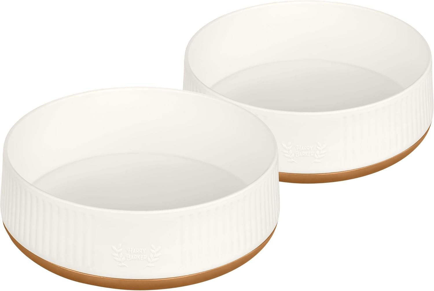 Harry Barker Large Modern Dog Bowls, 2-Pack Eco-Friendly Plastic Pet Food & Water Bowls, Non-Slip Base, Dishwasher Safe, BPA-Free, Neutral Design, Holds 9 Cups Each Harry Barker Large Modern Dog Bowls, 2-Pack Eco-Friendly Plastic Pet Food & Water Bowls, Non-Slip Base, Dishwasher Safe, BPA-Free, Neutral Design, Holds 9 Cups Each