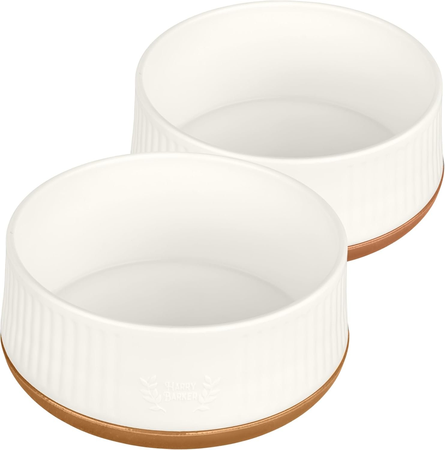 Harry Barker Small Modern Dog Bowls, 2-Pack Eco-Friendly Plastic Pet Food & Water Bowls, Non-Slip Base, Dishwasher Safe, BPA-Free, Neutral Design, Holds 3 Cups Each Harry Barker Small Modern Dog Bowls, 2-Pack Eco-Friendly Plastic Pet Food & Water Bowls, Non-Slip Base, Dishwasher Safe, BPA-Free, Neutral Design, Holds 3 Cups Each