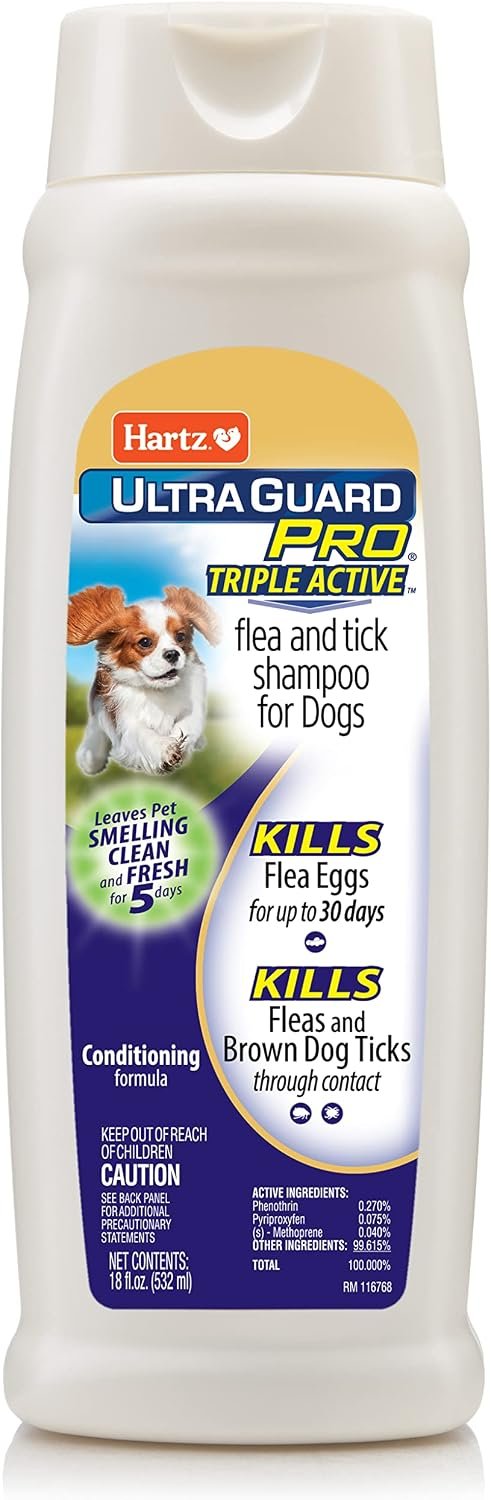 Hartz UltraGuard Pro Triple Active Flea & Tick Dog Shampoo Hartz UltraGuard Pro Triple Active Flea & Tick Dog Shampoo
