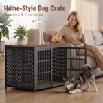 Heavy Duty 42 Inch Indestructible Furniture Dog Crate for High Anxiety Dogs - Image 2