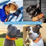 Heavy Duty Tactical Dog Collar - 1.5" Width Military Durable Thick Nylon with Adjustable Metal D Ring & Buckle Working Training K9 Collar for Medium Large Dogs (L(20"-23"), Orange) - Image 2