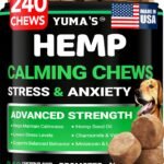 Hemp Calming Chews for Dogs – 240 Treats – Advanced Dog Calming Chews