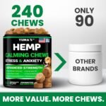 Hemp Calming Chews for Dogs - 240 Treats - Advanced Dog Calming Chews - Image 2