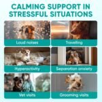 Hemp Calming Chews for Dogs - Dog Calming Chews for Anxiety Relief, Stress, Separation, Fireworks, Thunder, Travel, Vet Visits - USA Product - 120 Soft Treats with Melatonin, Chamomile, Passion Flower - Image 2