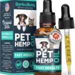 Hemp Oil for Dogs, Cats – Natural Calming Pet Anxiety, Stress & Pain Relief