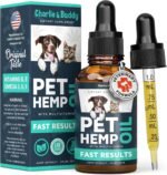 Hemp Oil for Dogs, Cats - Natural Calming Pet Anxiety, Stress & Pain Relief