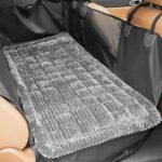 HiPetpy Backseat Dog Bed Mat for Car, Non-Slip Dog Bed for Car Back Seat
