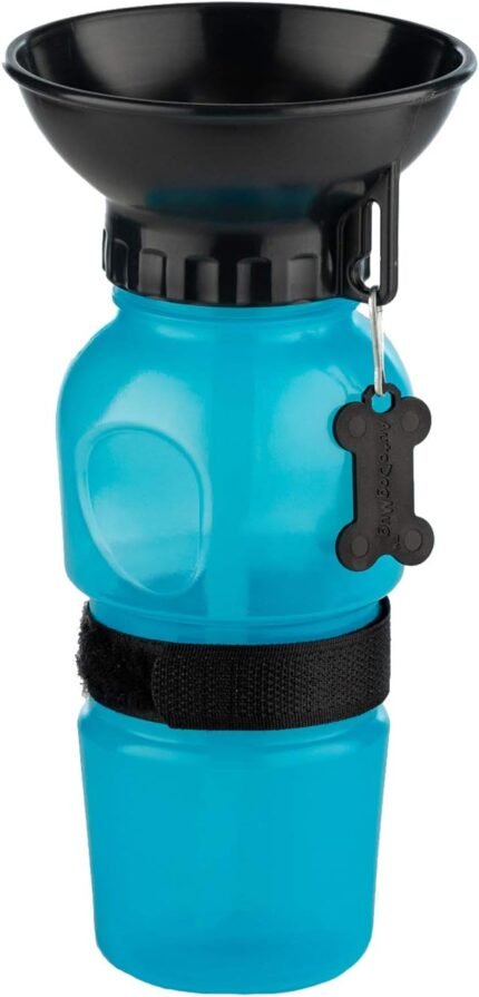 Highwave AutoDogMug Dog Water Bottle with Built-in Bowl, 20 oz