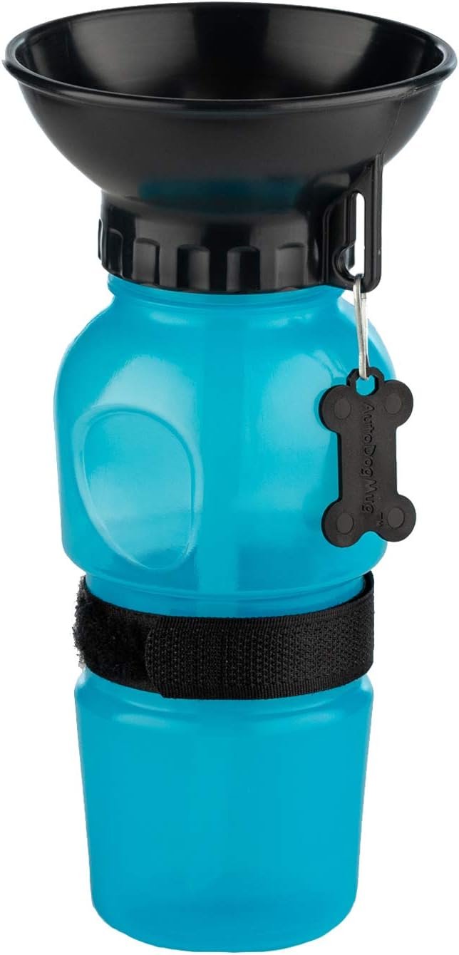 Highwave AutoDogMug Dog Water Bottle with Built-in Bowl, 20 oz Highwave AutoDogMug Dog Water Bottle with Built-in Bowl, 20 oz
